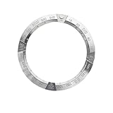 1 pieza de inserto de bisel apto for cajas de reloj SNR025 SNR027, pieza de anillo de inserción de bisel de acero inoxidable de 41 mm x 32 mm