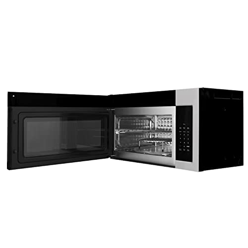 Zline 1.5 Cu. Ft. Over The Range Convection Microwave Oven In Fingerprint Resistant Stainless Steel With Traditional Handle And Sensor Cooking #TOP4
