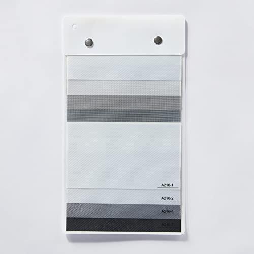 Persilux Zebra-Jalousien, Stoffmuster, 4 Farben, für schnurlose Zebra-Farbtöne Cover