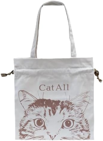 Amazon | [ニコット] 【Cat All】巾着 トートバッグ ネコ グッズ 猫柄