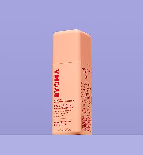 BYOMA Crema de Gel SPF 30 - Hidratante Facial Ceramida para Piel Seca
