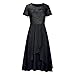 Mother of The Bride Wedding Guest Dresses for Women 2026 Spring Summer Chiffon Long Formal Cocktail Prom Dress Black 3XL