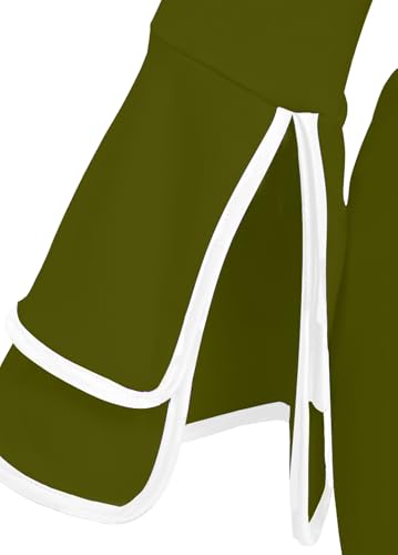 Image of ZonJie Church Dresses for Women Bell Sleeves Business Wear to Work Cocktail Party Pencil Casual Dress