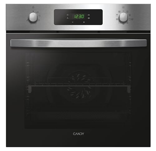 Four pyrolyse - chaleur tournante CANDY FICD X676 - Inox et noir - Classe A