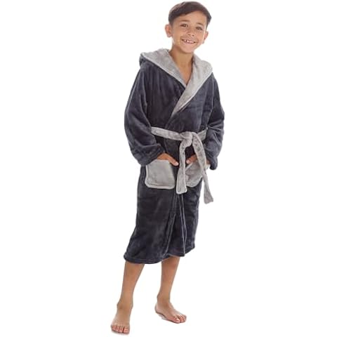 Undercover Boys Charcoal Hooded Robe 18C783 Cover