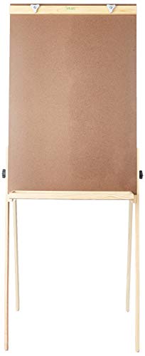 Porta Bloco Dupla Face (Branco/Madeira) Compacto, Mad. Pinus Luxo - Souza & Cia (Ref: 2511)