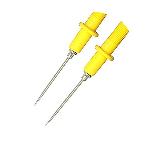 Ekavir Test Lead Cable for Digital Multimeter Long Pin Silicone Probs Universal (Long Needle)