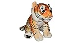 Wild Republic Living Earth Cuddlekins Tiger, Stuffed Animal, 12 Inches, Plush Toy, Fill is Spun Recycled Water Bottles