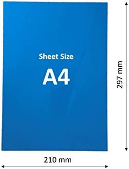 Blue Overlay For Dyslexia A4 Pack | Dyslexia Overlays For Visual Stress Relief | Dyslexia Coloured Overlays For Reading Aids | Coloured Overlays For Dyslexia Aids For Children | Dyslexia Reading Aids