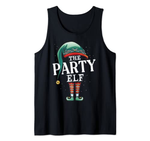 Party Elf Gnomos Elfos Navidad Camiseta sin Mangas