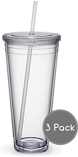 Maars® Insulated Travel Tumblers 32 Oz. | Double Wall Acrylic | 3 Pack #TOP1