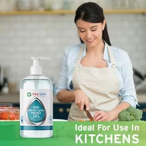 10 x 500ml Hand Sanitiser 75% Alcohol Gel Anti Bacteria Viral Eliminating Formula Gel Alcohol Anti Bacterial Formula Pack Of 10 - 3