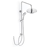 Colonne de Douche sans Mitigeur, Bevankly Ensemble de Douche en Acier Inoxydable pour Baig...