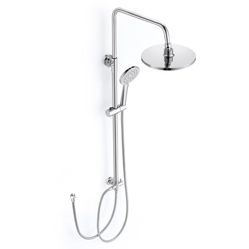 Bevankly Shower Riser Rail Kit with Rainfall & Handheld Showerhead