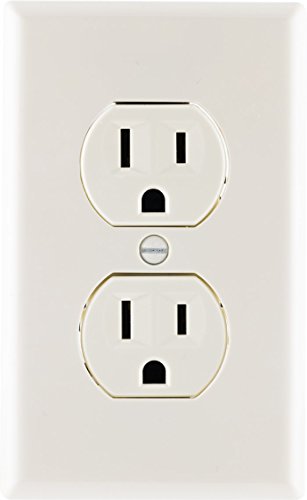 Ge Home Electrical, Light Almond, Ge Grounding Duplex Outlet, In Wall Receptacle, 3 Prong Electrical Socket, Easy Install, 15 Amp, Ul Listed, 17814, Standard #TOP3
