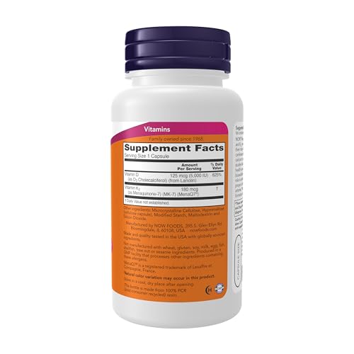 NOW Supplements Mega D-3 & MK-7