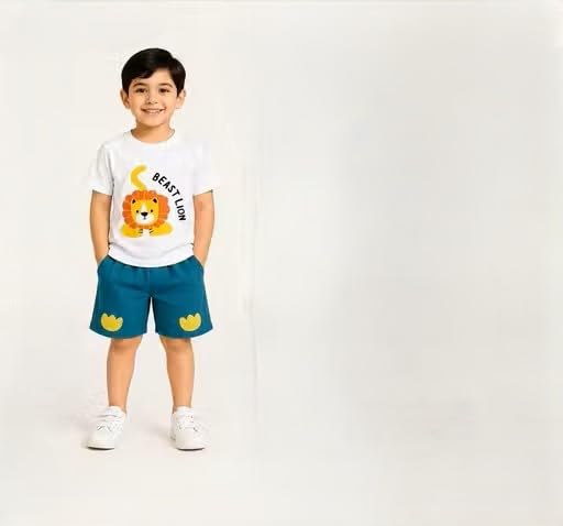 Image of Summer season and all seasons Cotton blend dress for baby boys (0 to 2Years) Baba suit|Boys shirt pant set|