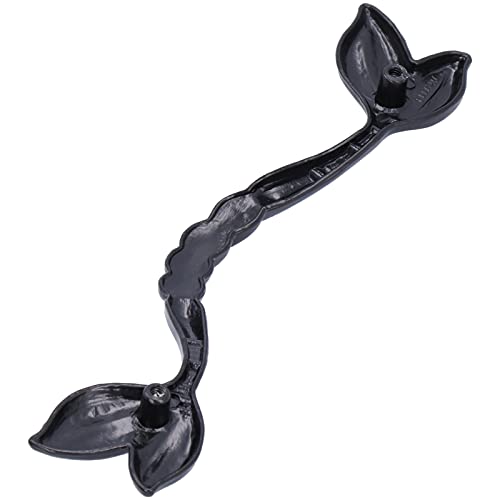 Puxador de armário, puxador de armário de liga de zinco preto, puxador inovador de guarda-roupas, pu