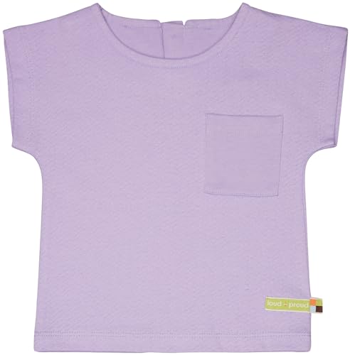Blouse fille loud + proud en jersey de coton bio idéale pour l'école