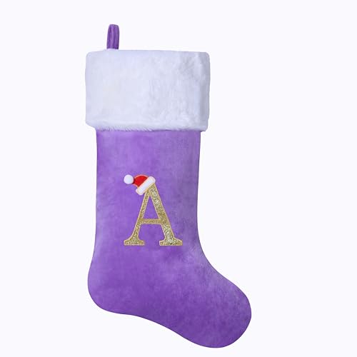 Purple Christmas Stocking