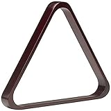 Pro Series TR8-C Doweled Wooden Billiard Ball 8-Ball Triangle Rack, Cherry,black