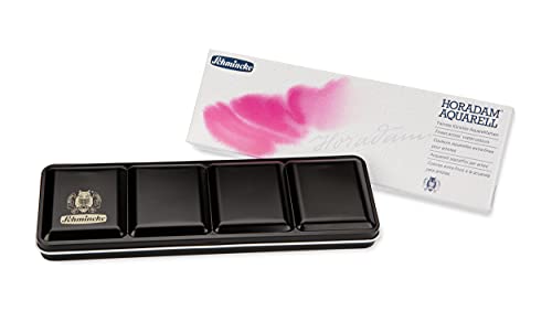 Schmincke - HORADAM AQUARELL color box with 12 finest watercolors, 74312097, metal box, painting set, 12 x 1/1 pans