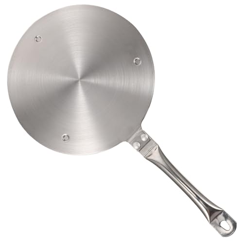 FIXOSHEE Diffuseur De Chaleur Pour Plaque Induction Et Cuisinière Gaz, Plaque En Acier Inoxydable, Chauffage Rapide Et Uniforme, Ustensile Cuisine, Adaptation Cuisson Maison, Accessoire Essentiel