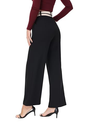 Women Flowy Chic Breathable Casual Office Dress Pant Petite/Regular/Tall3