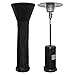 Dellonda Freestanding Gas Patio Heater 13kW with wheels for Commercial & Domestic Use, Supplied with Cover, Black - DG220