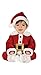 GUIRMA 41697 Déguisement pour Enfant Père Noël, Rouge, 6 à 12 Mois (64 à 88 cm)