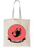 Ligero y compacto Scorpio Zodiac Bolsa de lona