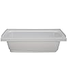 Lippert Replacement 24" x 40" White Bathtub with Right Drain, Scratch-Resistant ABS Acrylic for RVs, Travel Trailers, 5th Wheels, Motorhomes - W2440RHSPK
