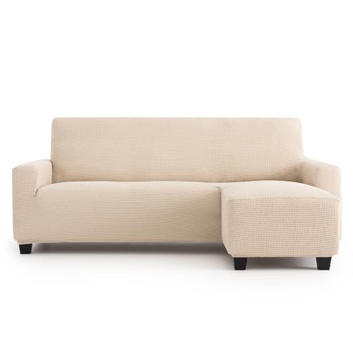 Funda chaise mini BALI. Funda chaise longue hasta 210 cm. Multielástica, máxima adaptabilidad y tacto suave, lavable en lavadora. Compatible con sofá BOLLSTANÄS. Brazo corto izquierda, Marfil C01
