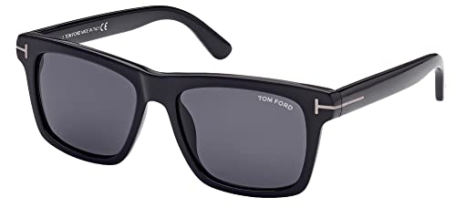 Tom Ford BUCKEY-02 FT 0906-N Shiny Black/Grey 56/17/145 men Sunglasses