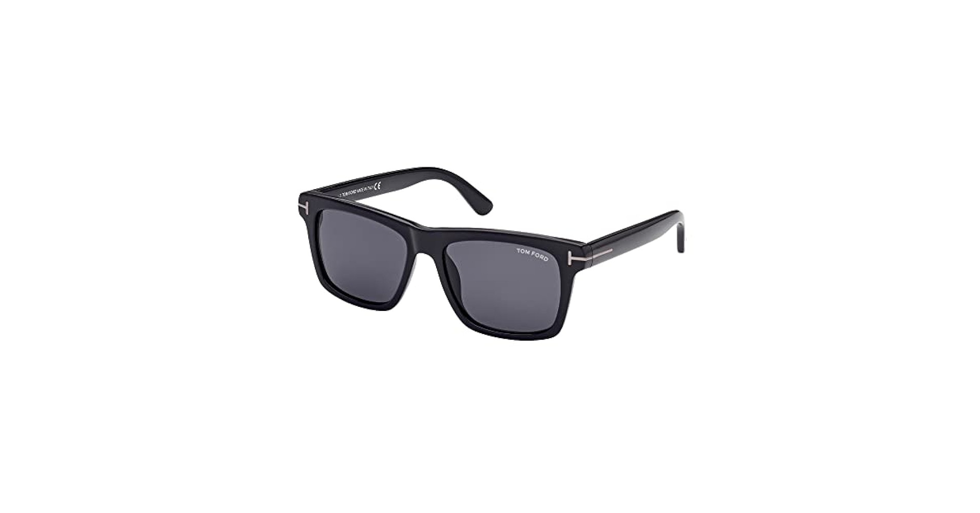 Amazon.com: Tom Ford BUCKEY-02 FT 0906-N Shiny Black/Grey 56