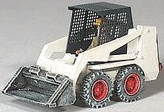 HO Scale Kit - Construction Equipment (Unpainted Metal Kit) -- "Bobcat" Skid-Steer Loader