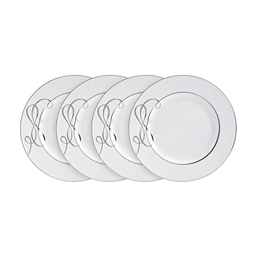 Mikasa Love Story Platinum Banded Dinner Plates, Set of 4 Mikasa Love Story Platinum Banded Dinner Plates, Set of 4