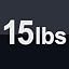 15lbs - Black
