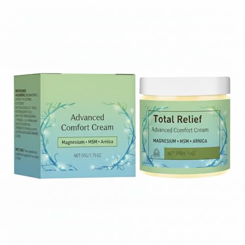 WAESKI Magnesium Niacinamide Relief Cream - Magnesium Cream for Joints, Leg, Foot, 12 Ingredients for Relief, Fast Acting Cooling Formula, Lightweight, Non-greasy (1)