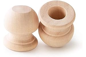 Pinehurst Crafts Wooden Finials - Enhance Your Décor with Premium Quality
