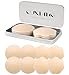 QUXIANG 4 Pairs Pasties Women Nipple Covers Reusable Adhesive Silicone Nippleless Covers (2 Round+2 Flower)
