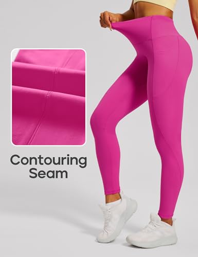 Image of Heathyoga Yoga Pants with Pockets Extra Soft Leggings with Pockets for Women Non See-Through High Waist Workout Leggings