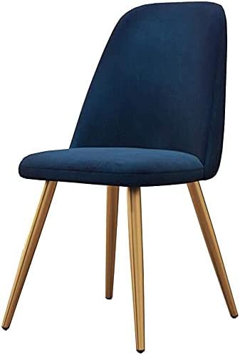 Chaise de salle à manger bleue antidérapante pour éliminer les maux de dos