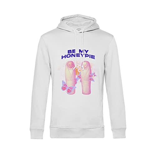 Sweat à capuche Be My Honeypie au design collage psychédélique et mème humoristique