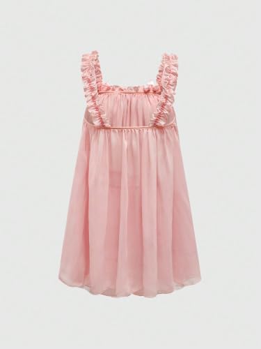 Image of MakeMeChic Women's 2 Piece Sexy Lingerie Dress Set Bow Babydoll Nightgown