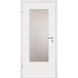 Glas in Milchglas Optik – 4 mm ESG Einscheiben-Sicherheitsglas - fertig verglast mit Zierleisten