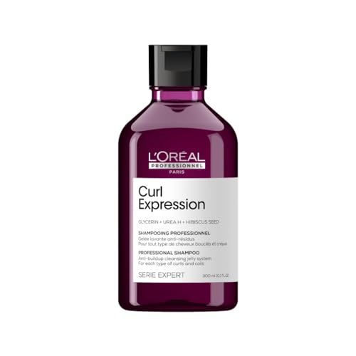 L’Oréal Professionnel, Champú En Gel Anti-Acumulación, Sin Sulfatos, para Cualquier Tipo De Rizos & Ondas, Curl Expression, 300 ml