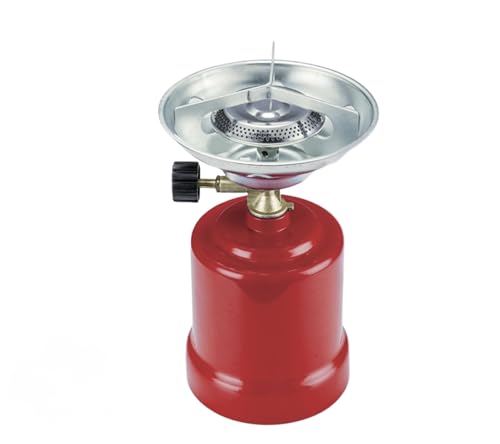 ALL4SALE - Hornillo cocina Portátil para cartuchos de Gas Butano C-200, Metal, Encendido Manual, Alta Eficiencia para Camping, Picnics, Senderismo y Cocina auxiliar en el hogar.