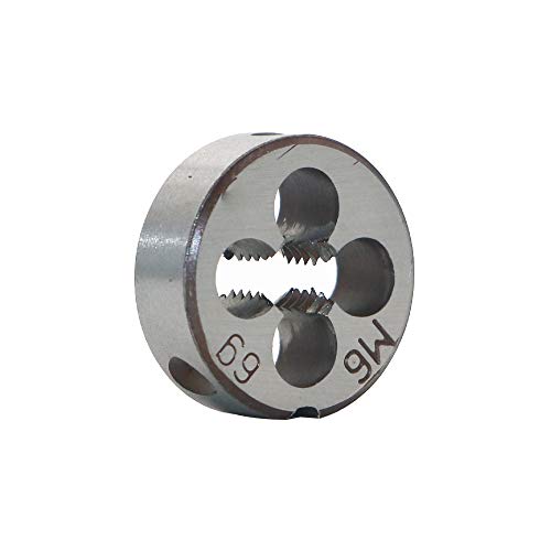 Hss 6Mm X 1 Metric Right Hand Round Die, Machine Thread Die M6 X 1Mm Pitch For Mold Machining, Alloy Steel, It Can Process Steel, Cast Iron, Copper And Aluminum. #TOP24