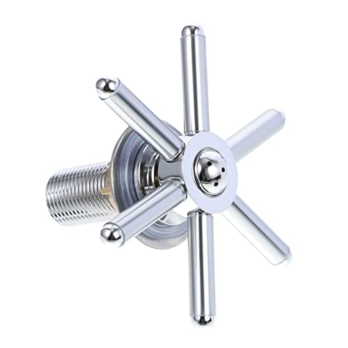 EXHUMKY lavadora de vidrio automático pequeño rociar limpieza depurador para enjuagador de vasos de vidrio enjuiciador de platos enjuague enjuagadora de vidrios Acero inoxidable Plata